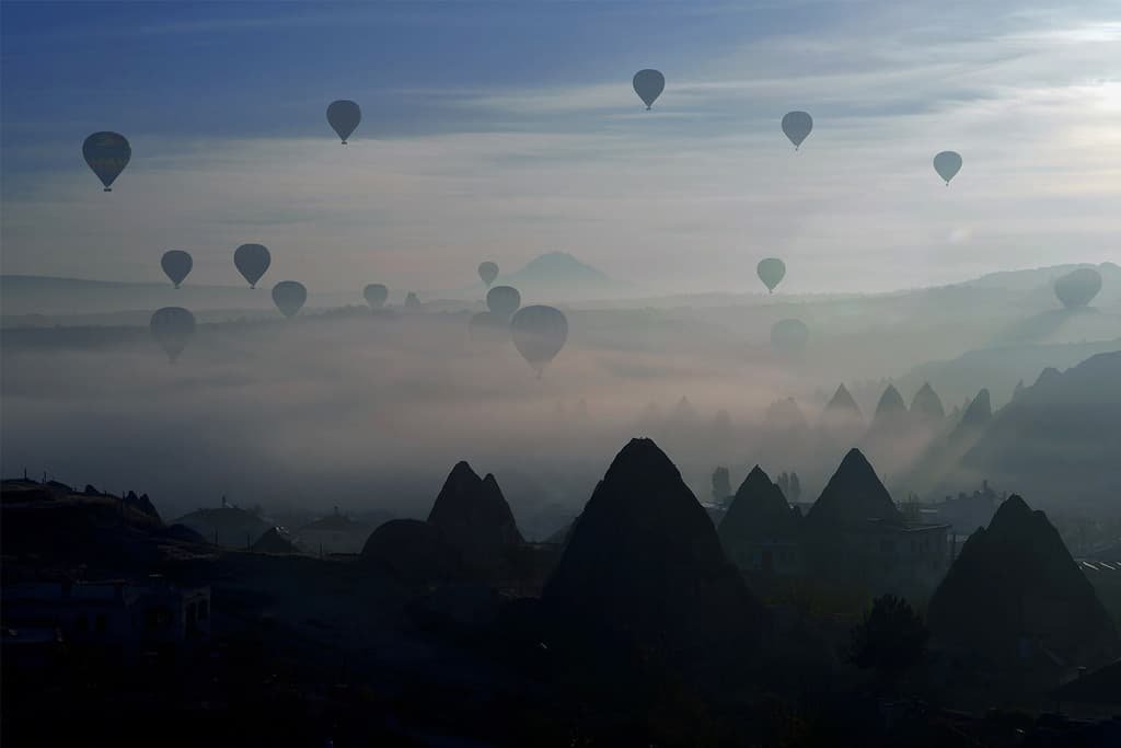 At Dawn in Cappadocia in Göreme | Türkiye Private Tour