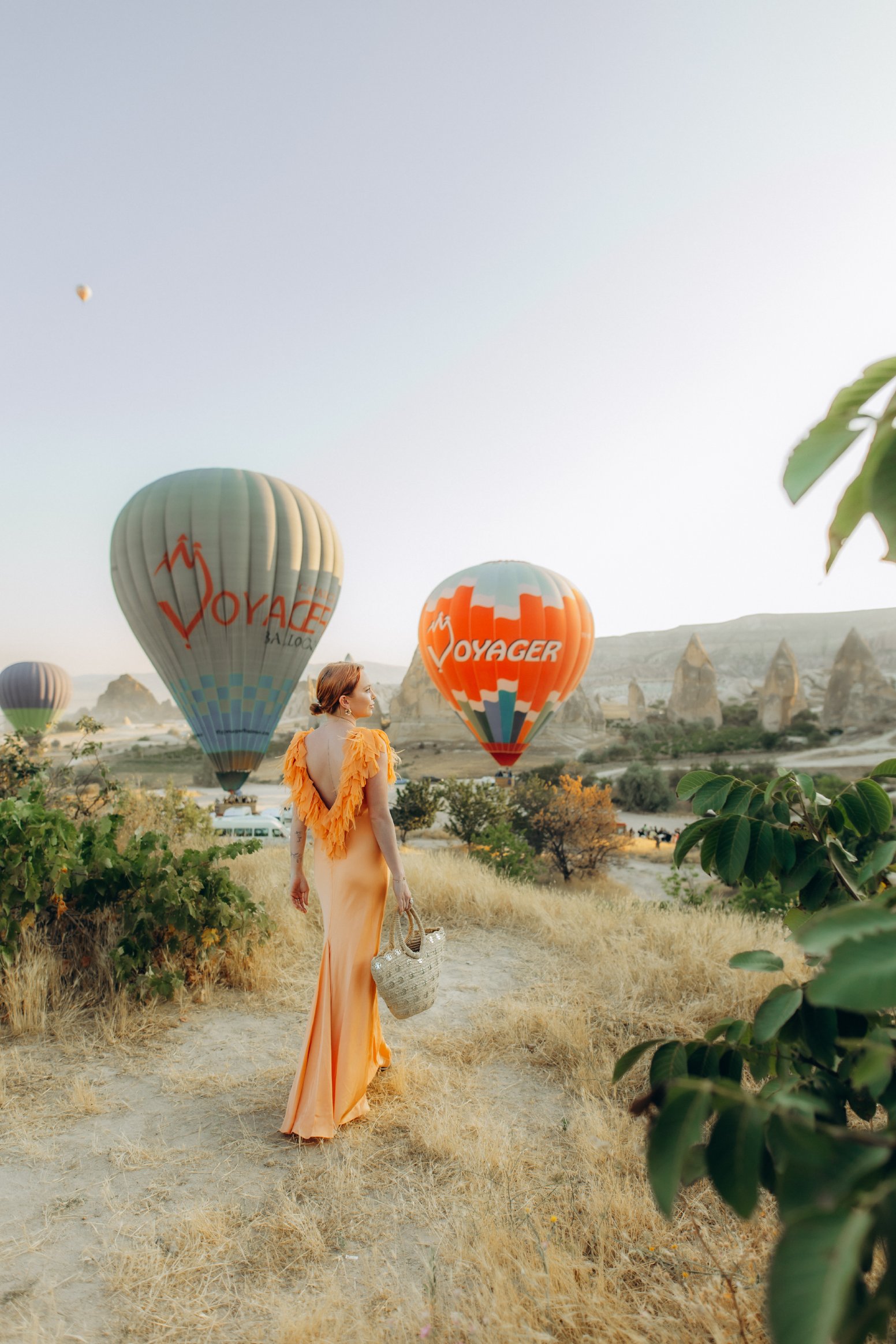 Framed by Balloons at Sunrise in Göreme | Türkiye Private Tour