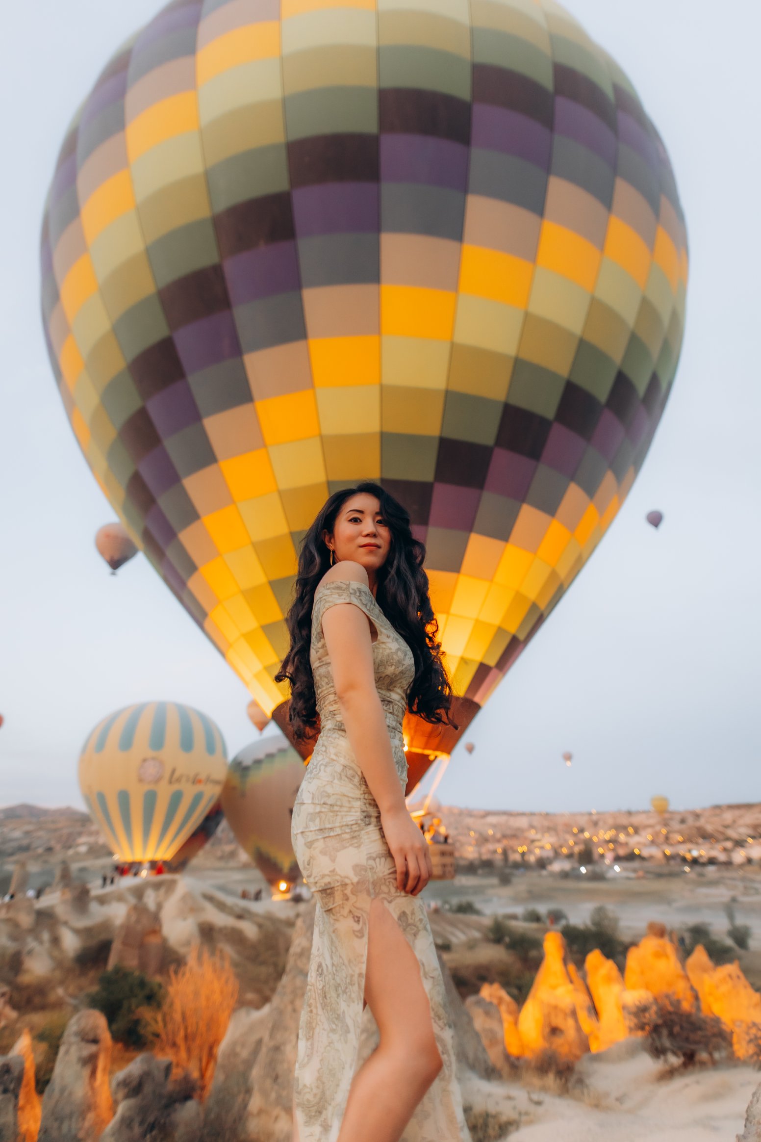 Framed by Balloons at Sunrise in Göreme | Türkiye Private Tour