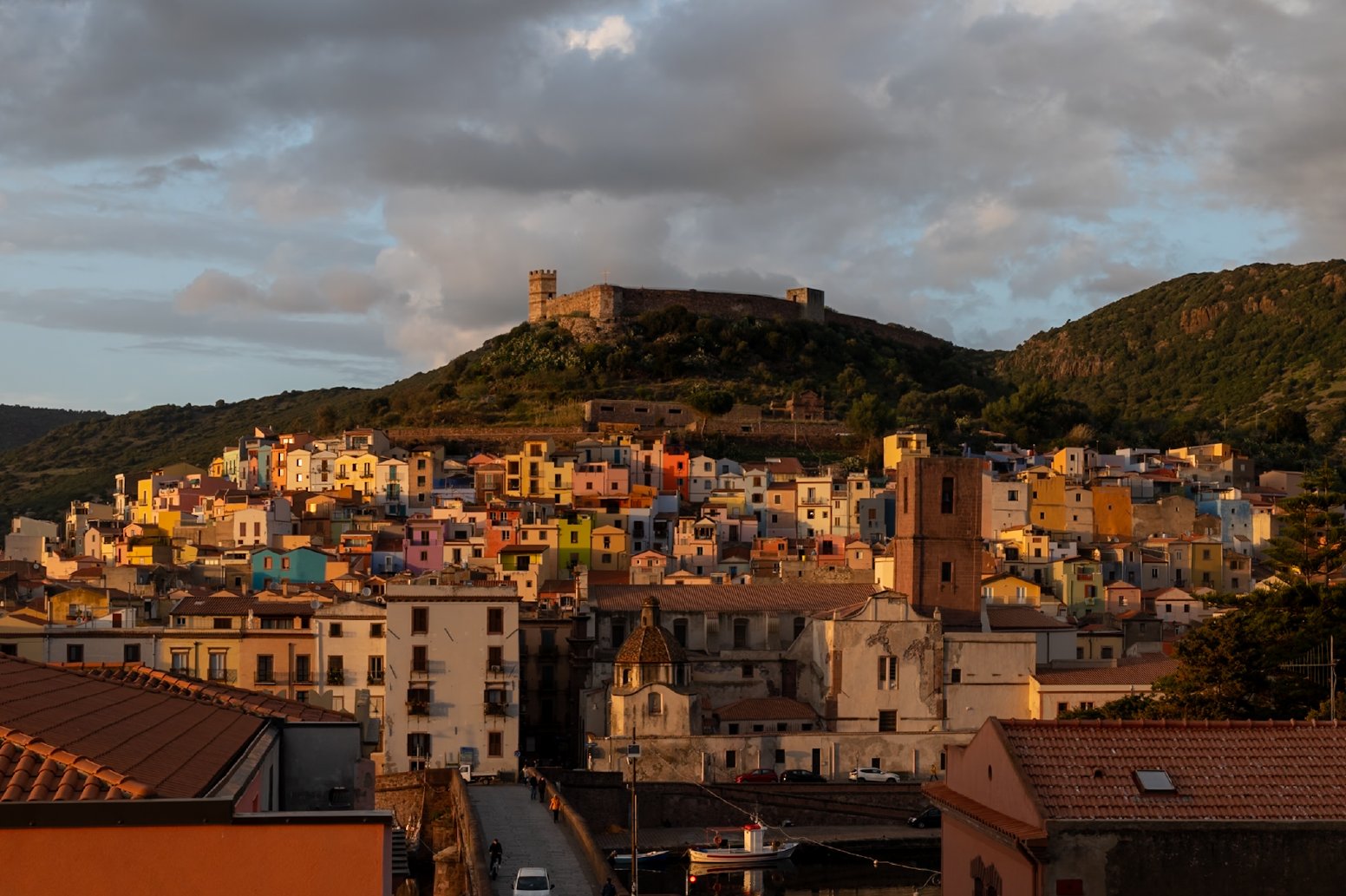 Twilight over Bosa in Bosa | Italy Private Tour