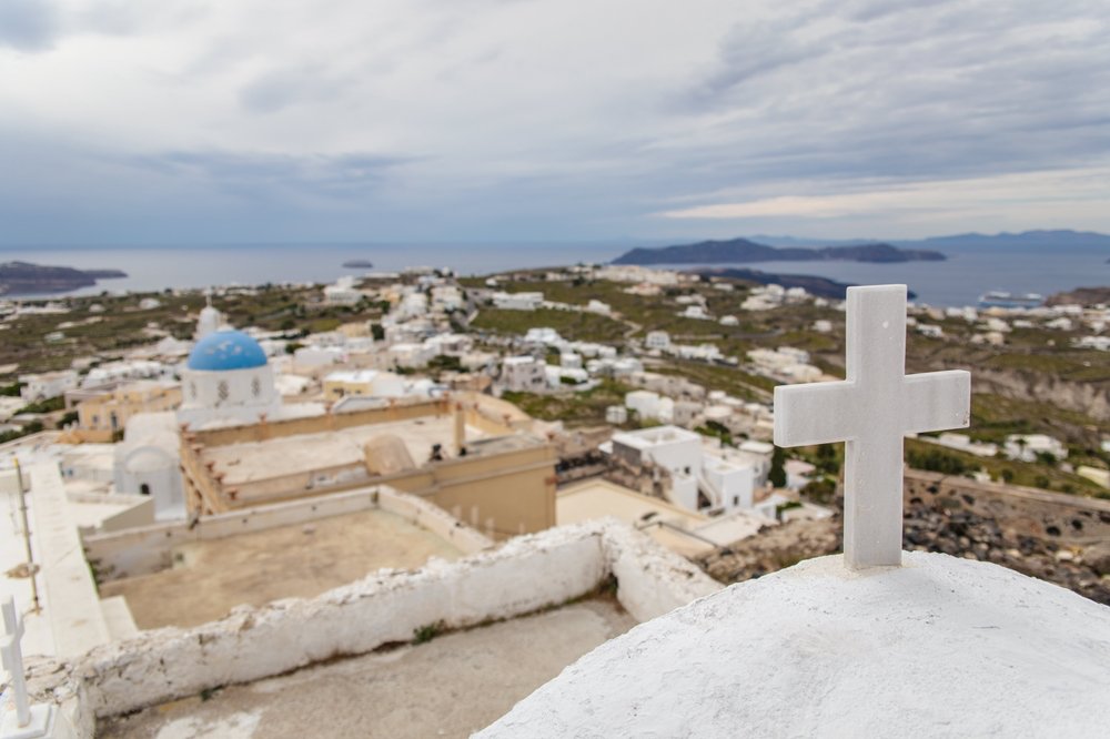 Santorini on Land and Sea in Fira | Greece Shared Tour