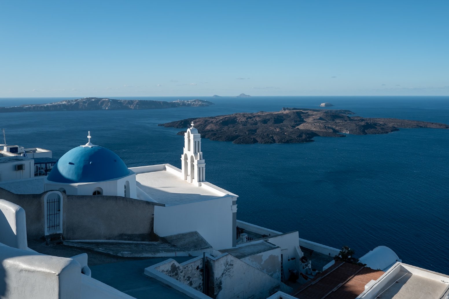 Santorini on Land and Sea in Fira | Greece Shared Tour