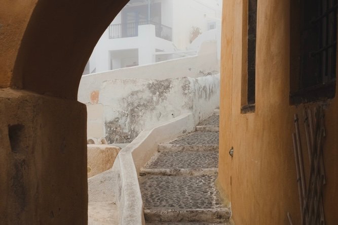 A Still Morning in Santorini in Megalochori | Greece Private Tour