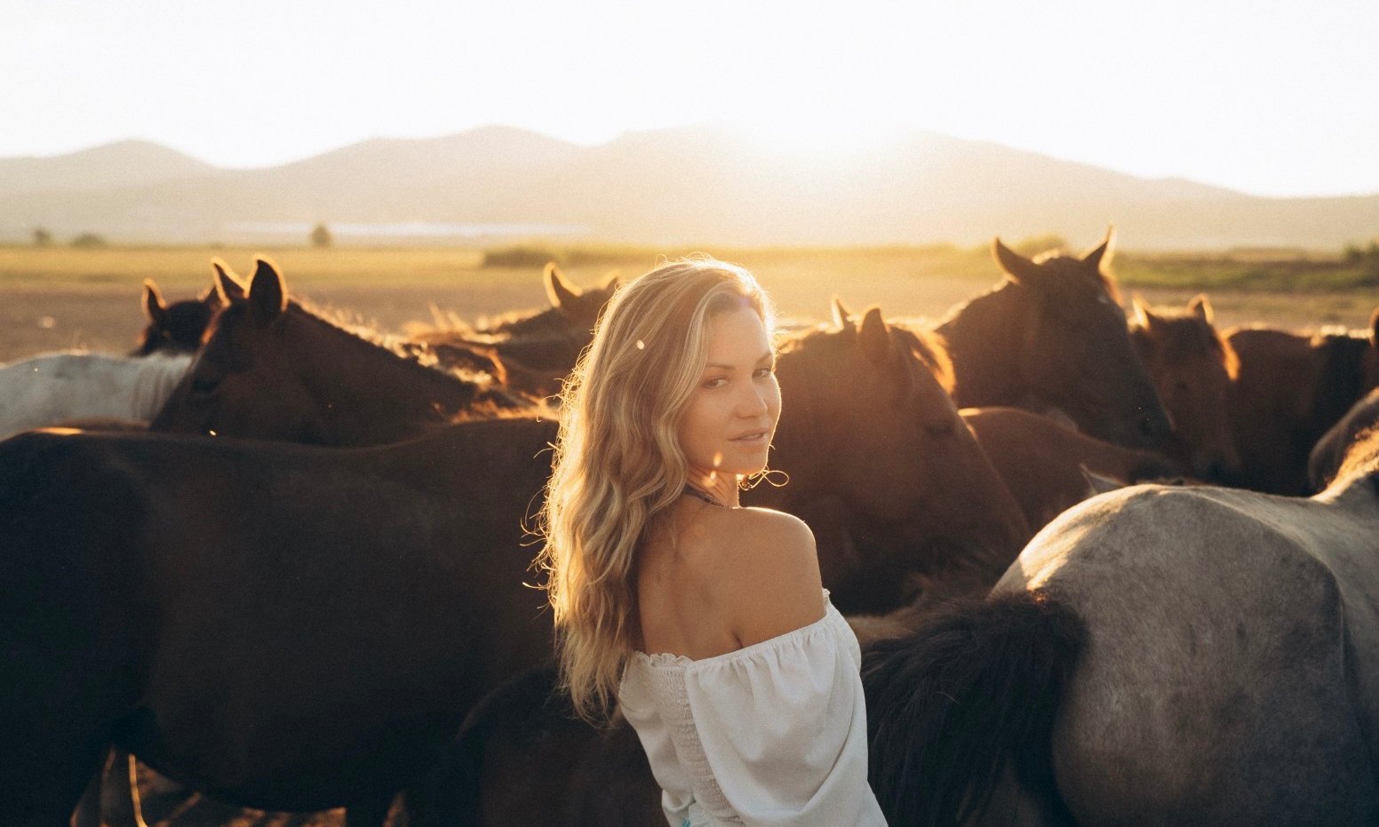 Sunset With Wild Yilki Horses in Göreme | Türkiye Private Tour