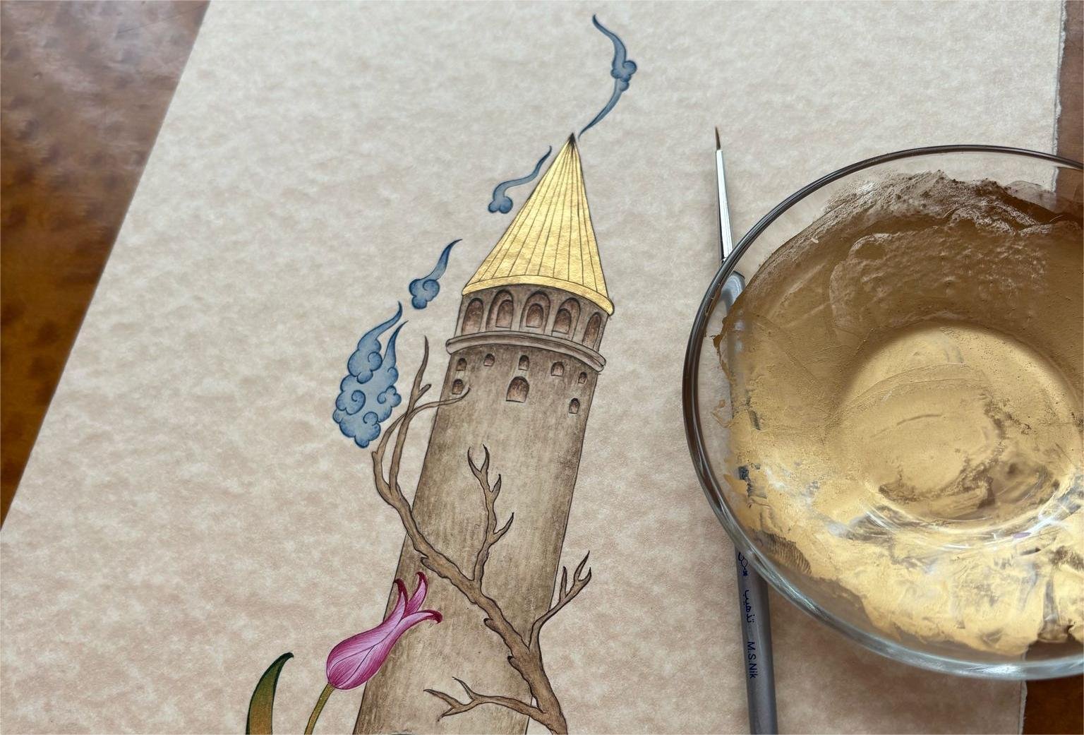 Gold in Miniature Art by Şeyma in İstanbul | Türkiye Private Tour
