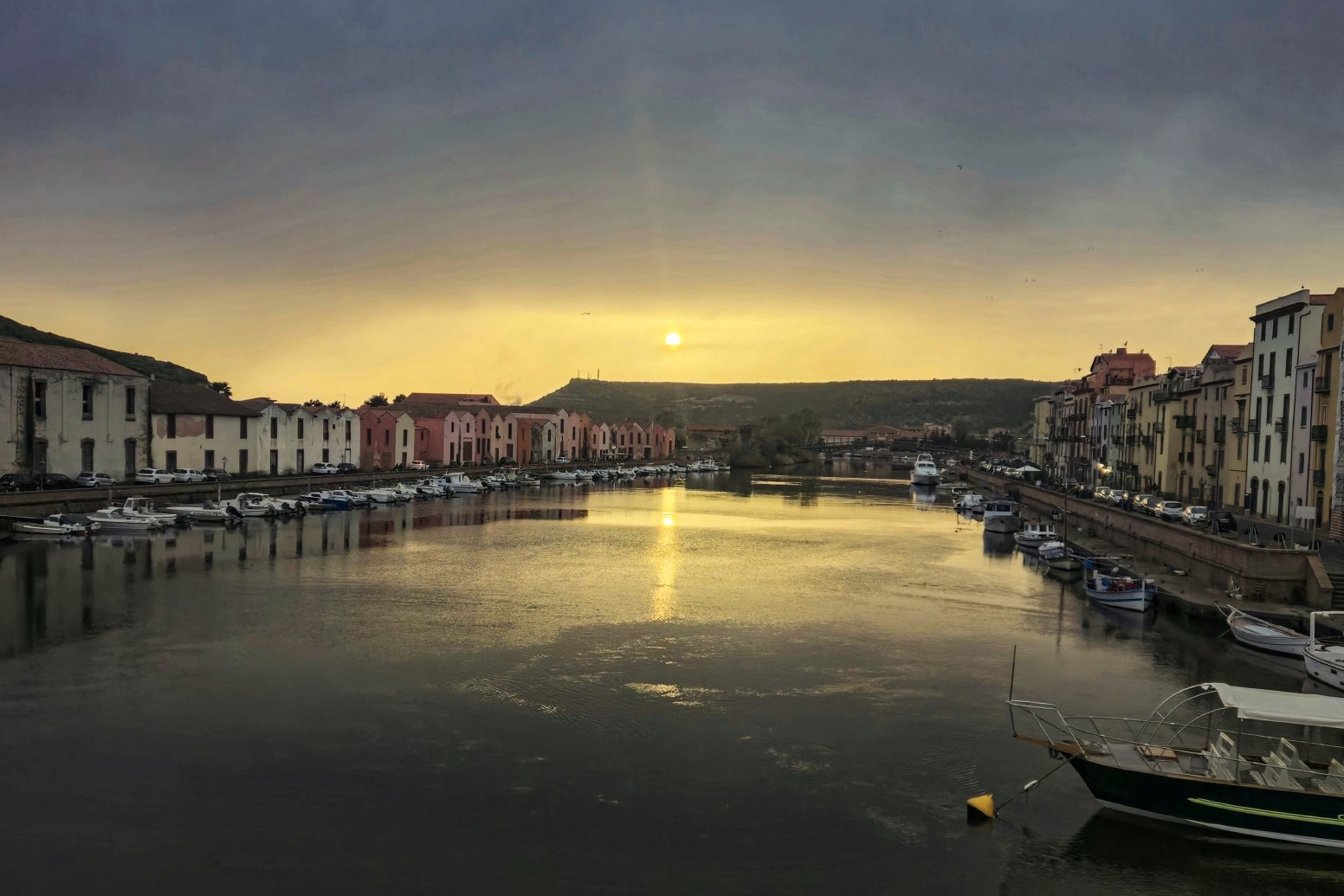 Twilight over Bosa in Bosa | Italy Private Tour