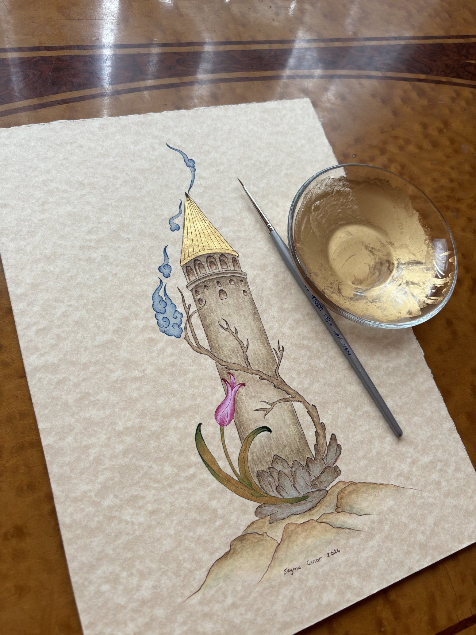 Gold in Miniature Art by Şeyma in İstanbul | Türkiye Private Tour
